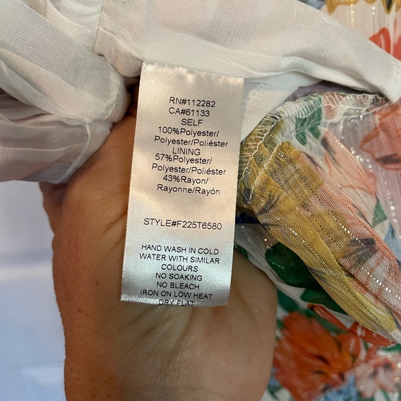 Adelyn Rae Floral Wrap Top - Multicolor - Picture 6 of 7